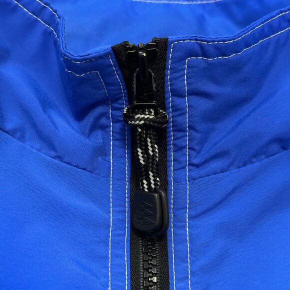 Vintage Umbro Men's Blue/Black Two Tone Windbreaker Jacket - Size XXL / 2XL - Picture 5 of 6